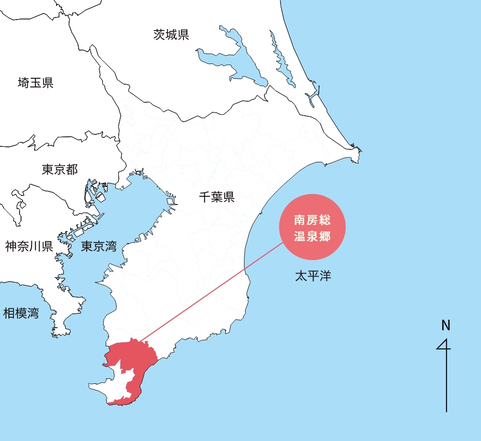 南房総温泉郷地図